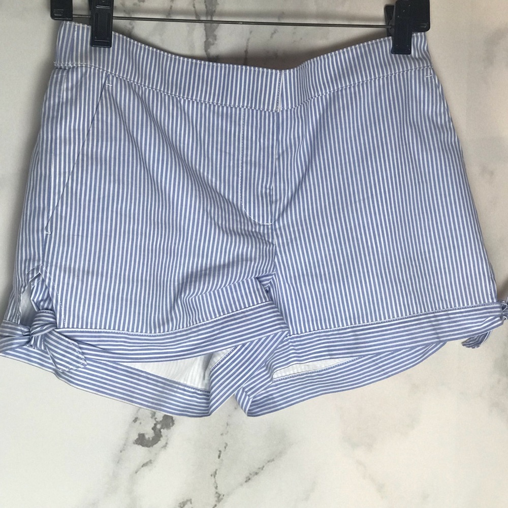 LOFT seersucker shorts 0P